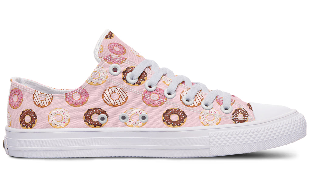 Donut Stop Me Now Low Tops - Offbeat Sweetie