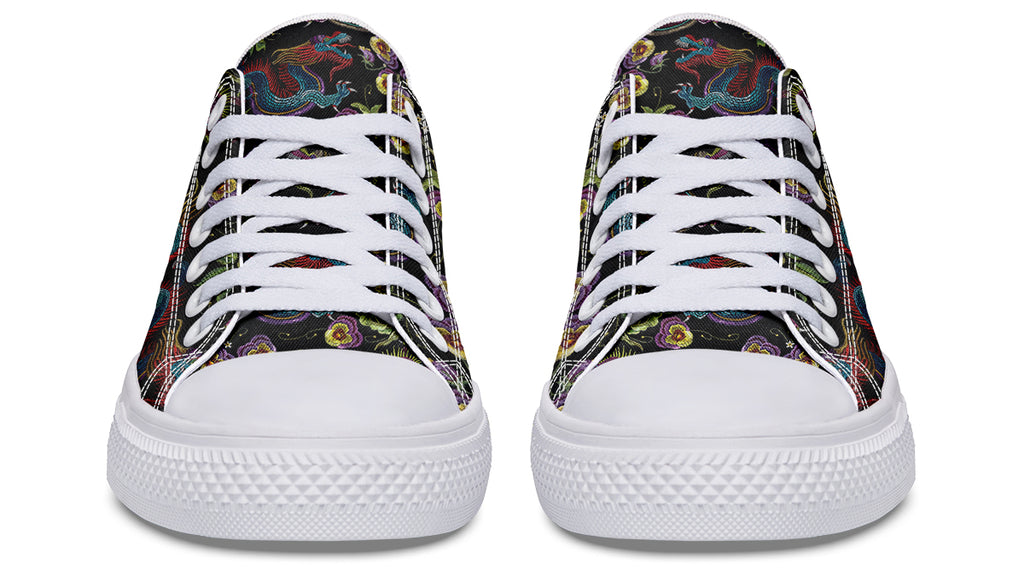 Dragon Noir Low Tops (Wide)