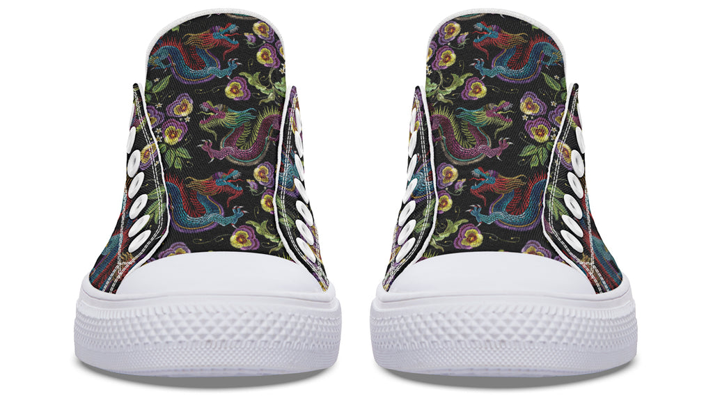 Dragon Noir Low Tops (Wide)