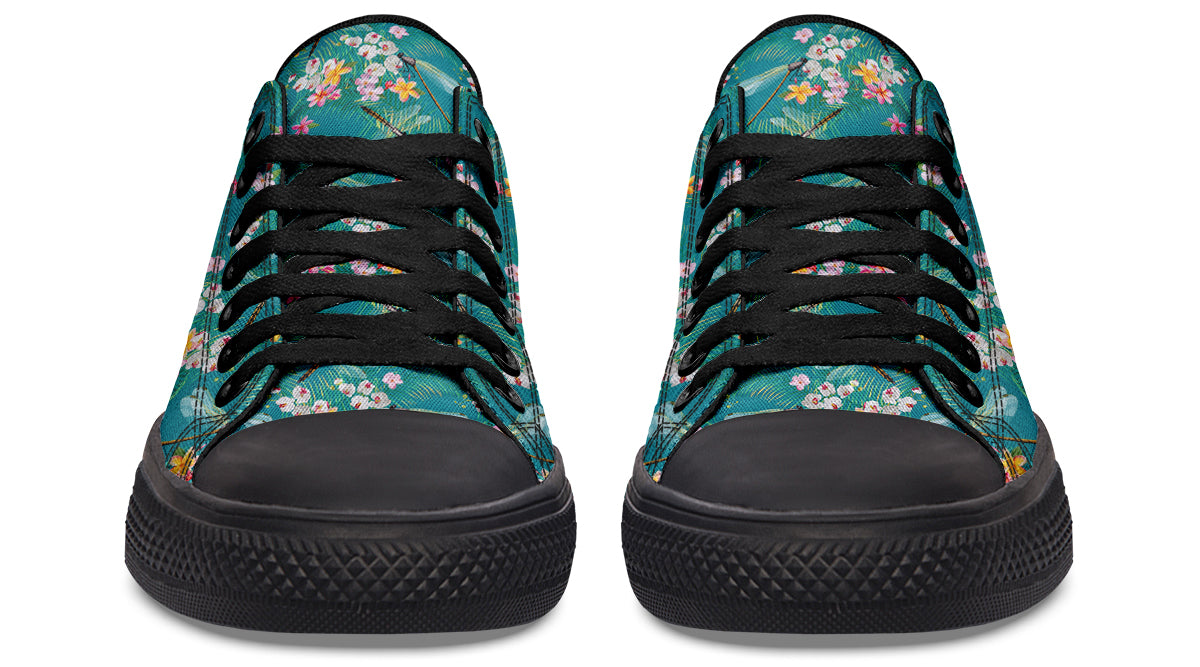 Dragonflies Low Tops - Offbeat Sweetie