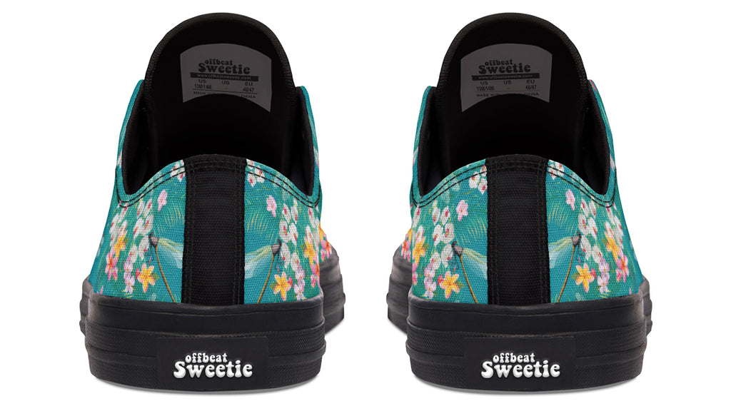 Dragonflies Low Tops - Offbeat Sweetie