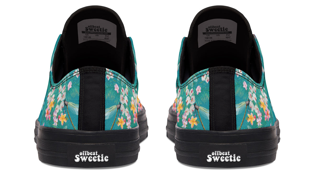 Dragonflies Low Tops - Offbeat Sweetie
