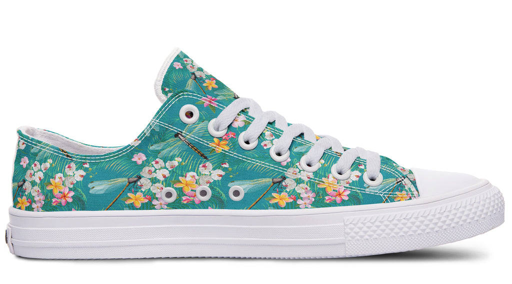 Dragonflies Low Tops - Offbeat Sweetie