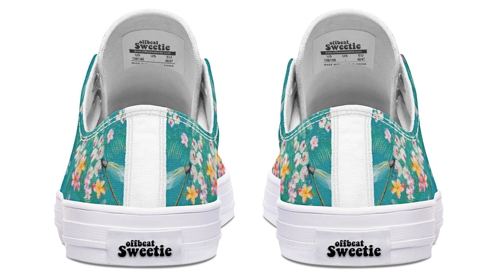 Dragonflies Low Tops - Offbeat Sweetie