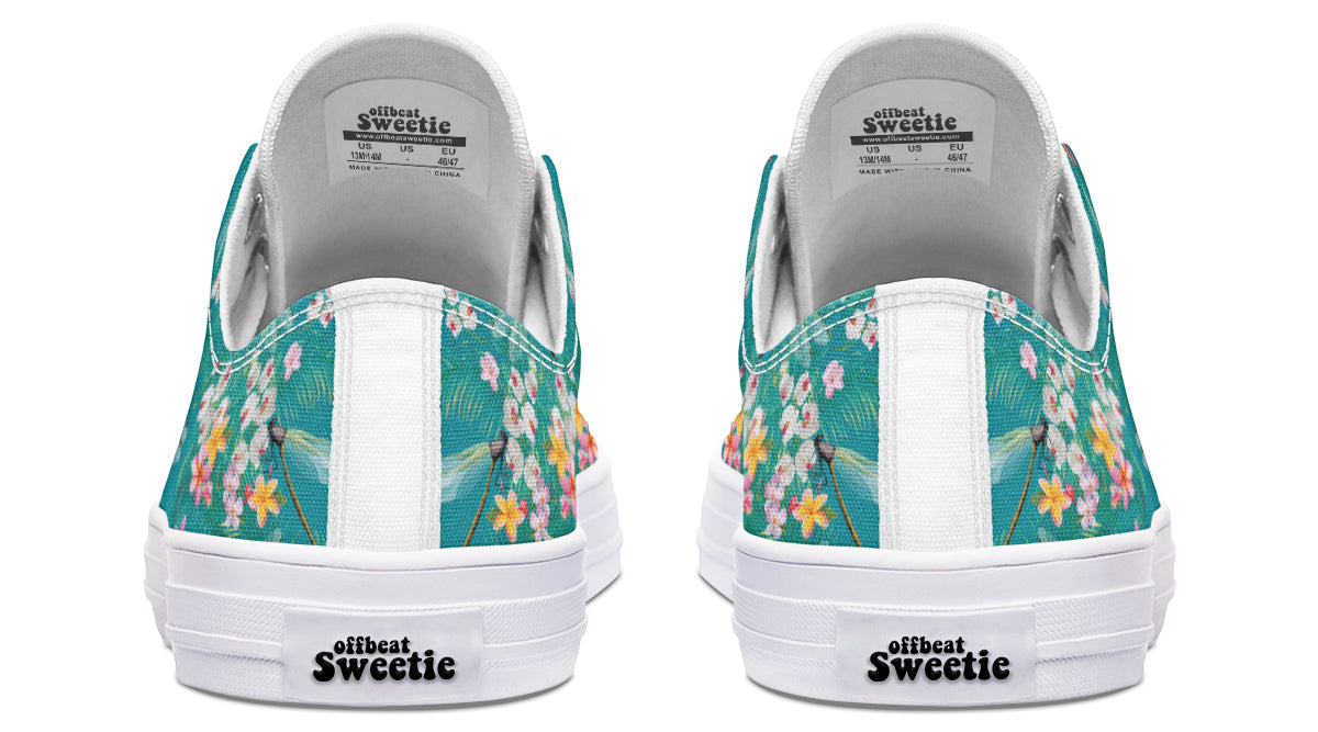 Dragonflies Low Tops - Offbeat Sweetie