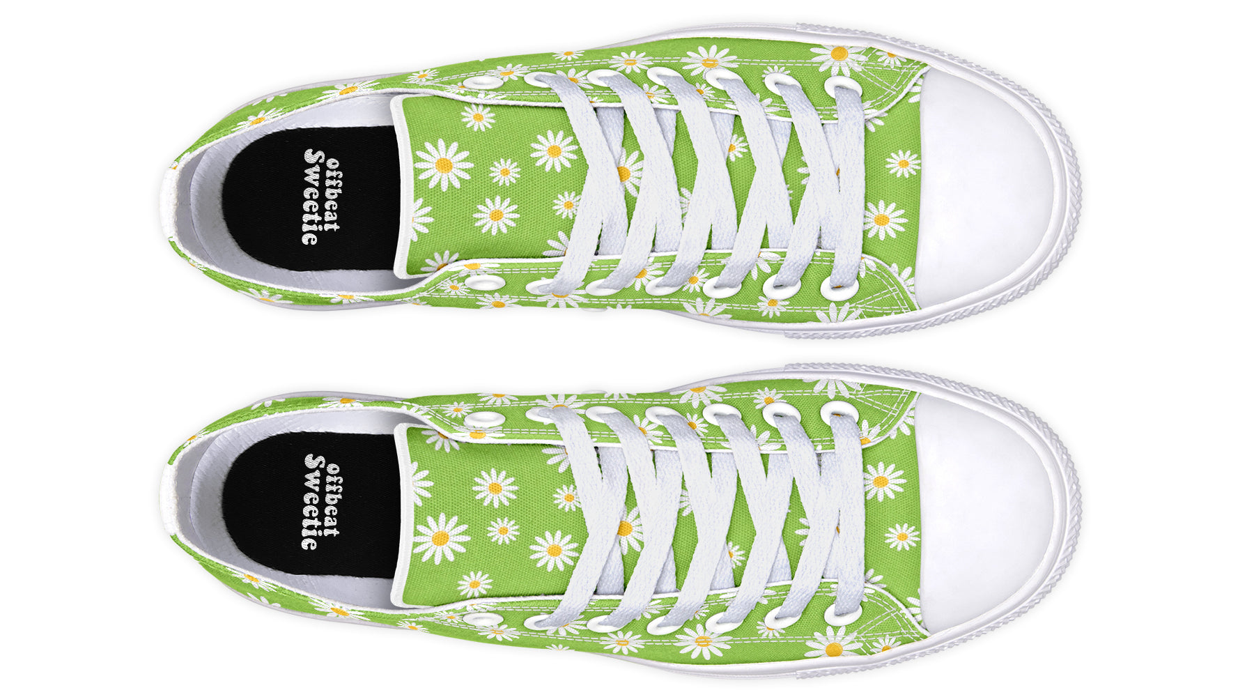 Driving Miss Daisy Low Tops - Offbeat Sweetie