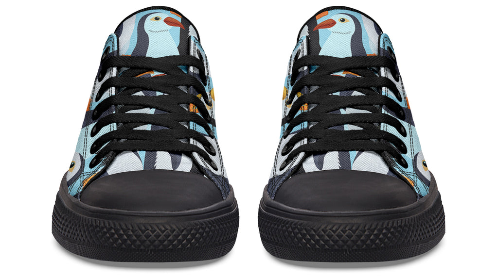 Penguin Party Low Tops - Offbeat Sweetie