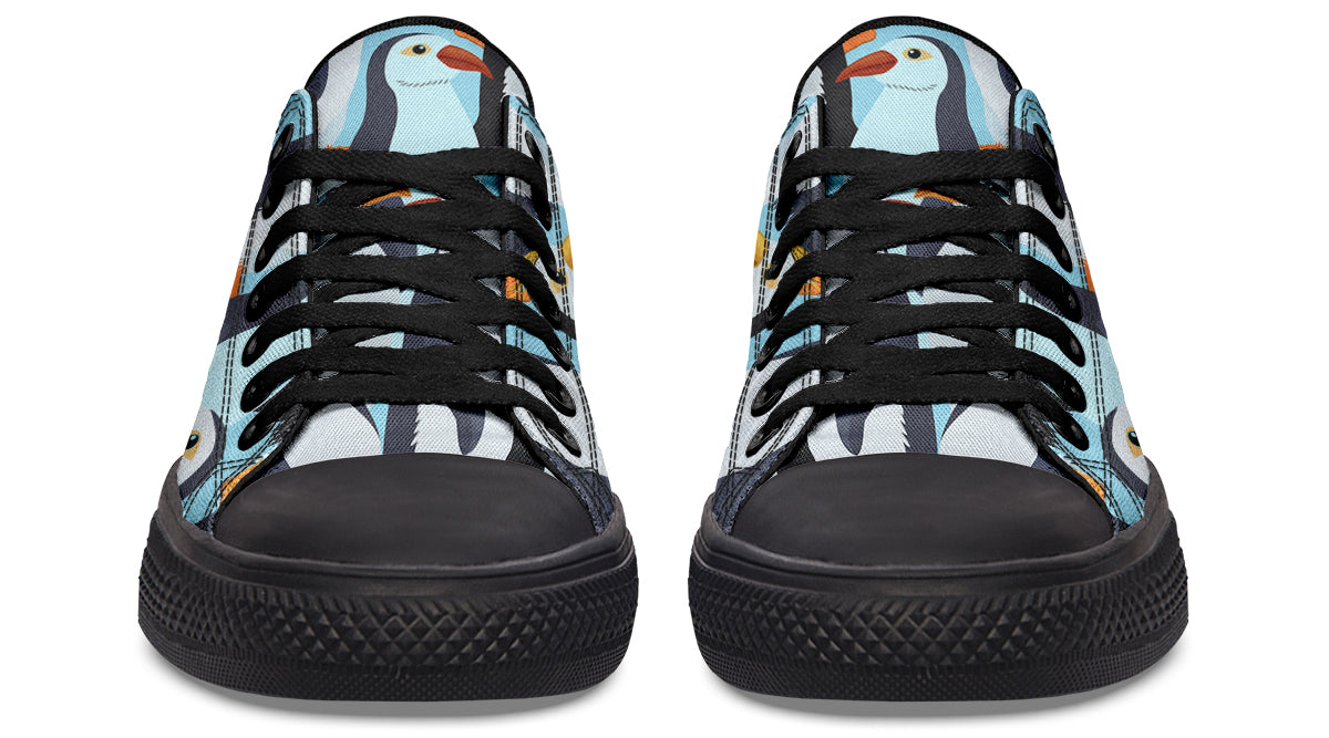 Penguin Party Low Tops - Offbeat Sweetie