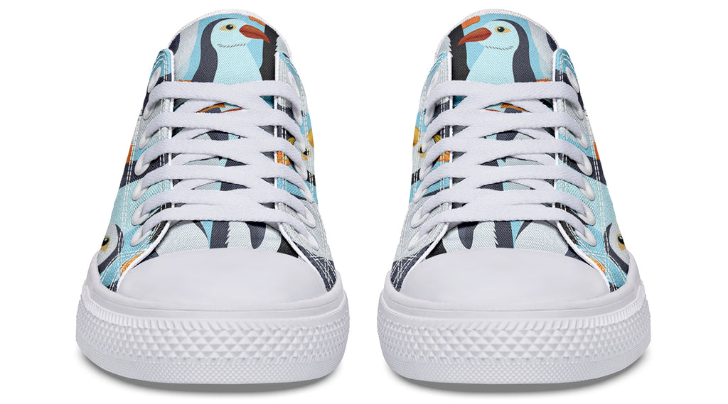 Penguin Party Low Tops - Offbeat Sweetie