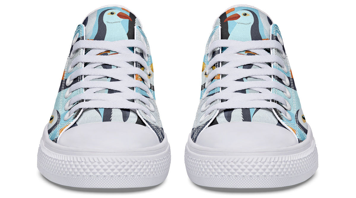 Penguin Party Low Tops - Offbeat Sweetie