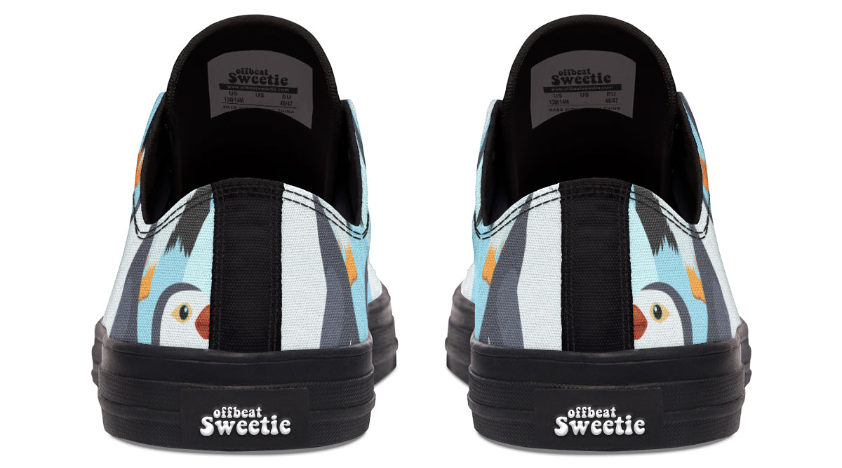 Penguin Party Low Tops - Offbeat Sweetie