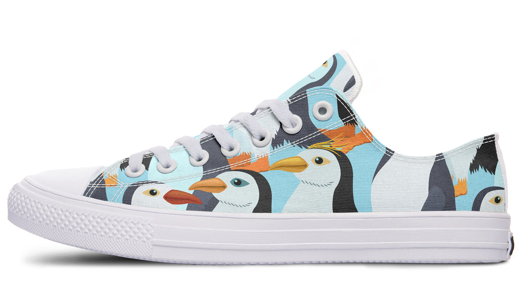 Penguin Party Low Tops - Offbeat Sweetie