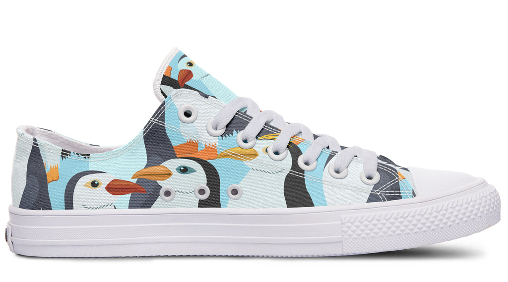 Penguin Party Low Tops - Offbeat Sweetie