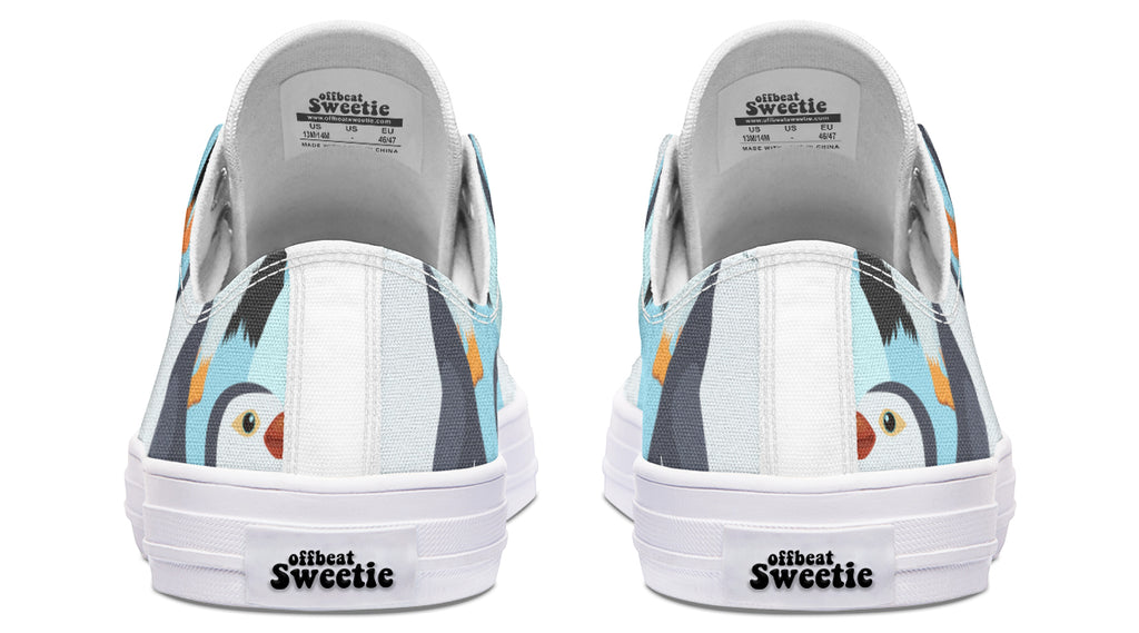 Penguin Party Low Tops - Offbeat Sweetie