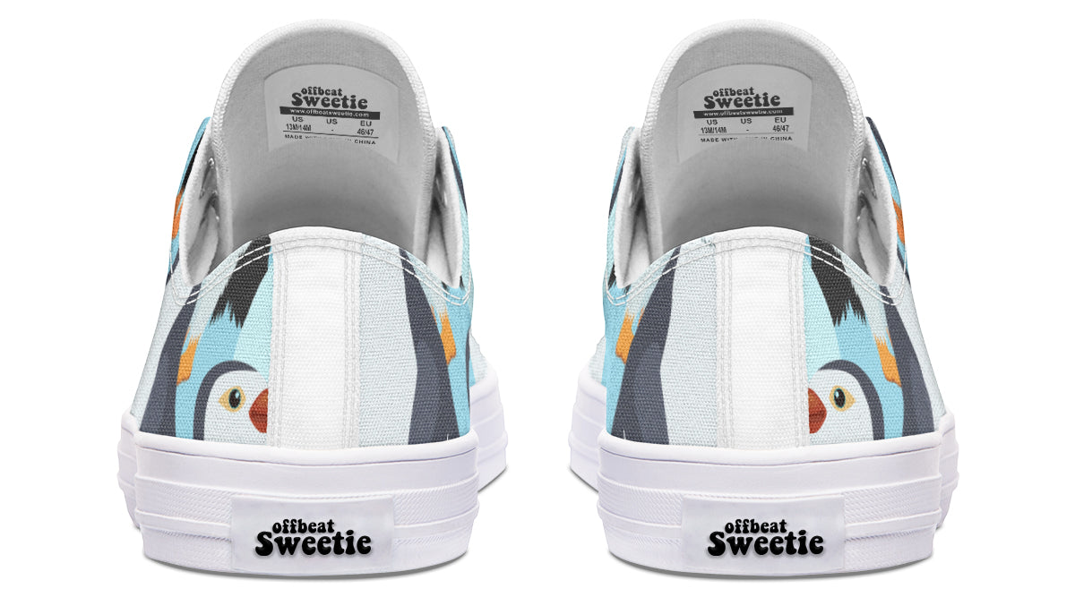 Penguin Party Low Tops - Offbeat Sweetie