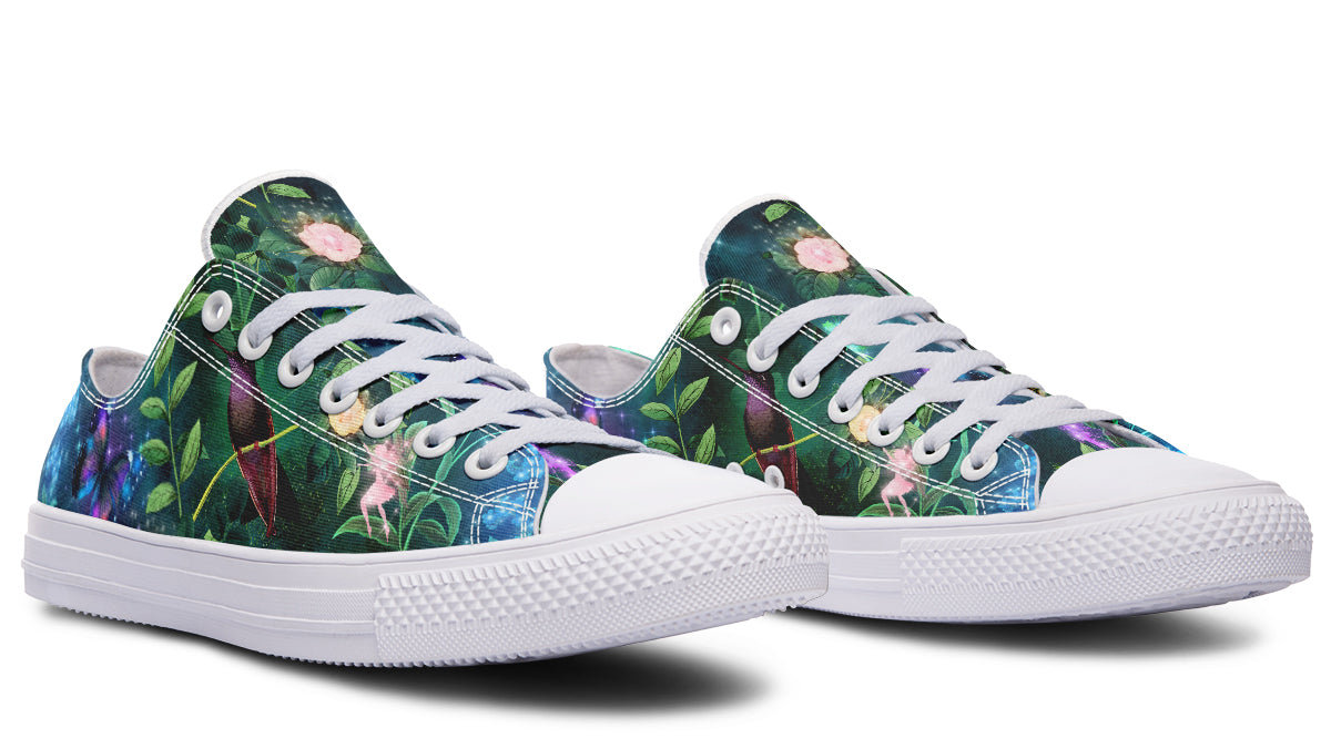 Enchanted Garden Low Tops - Offbeat Sweetie