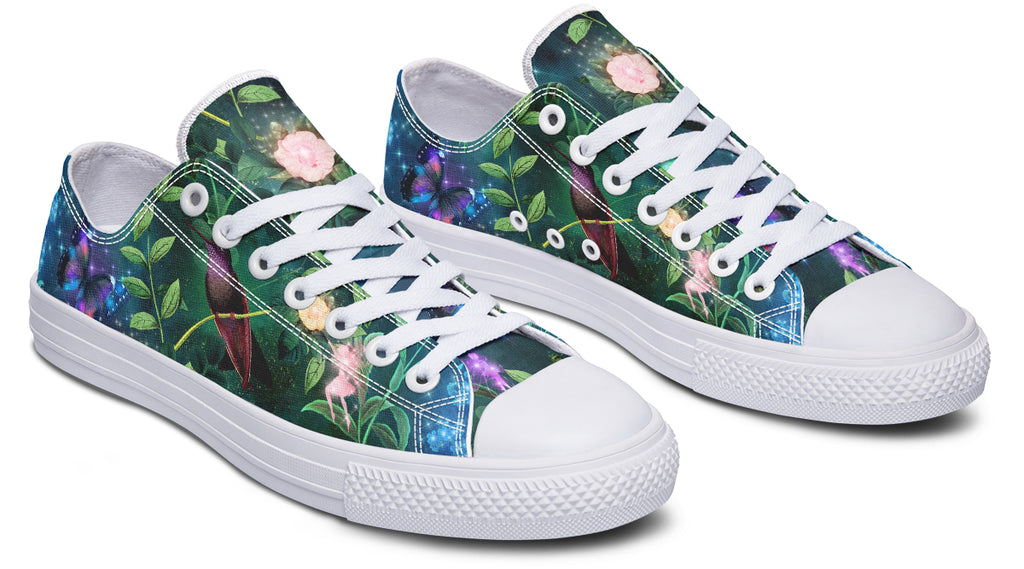 Enchanted Garden Low Tops - Offbeat Sweetie