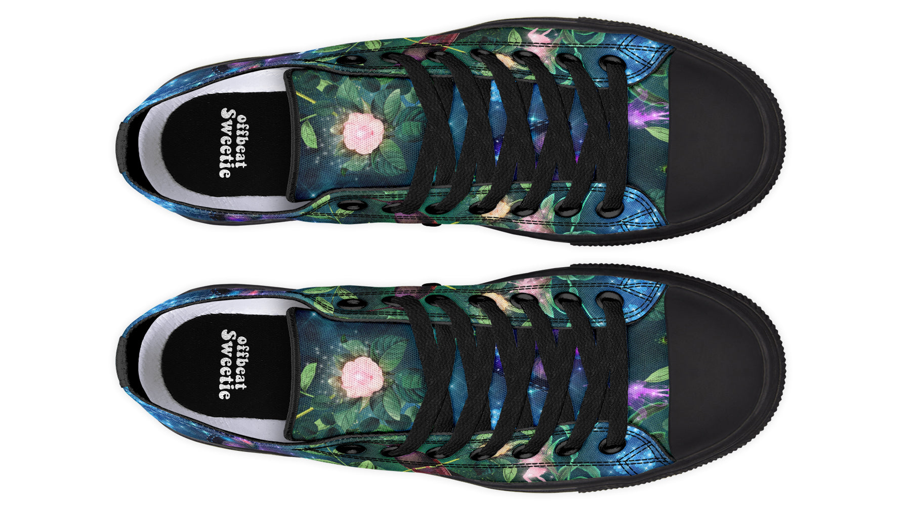 Enchanted Garden Low Tops - Offbeat Sweetie