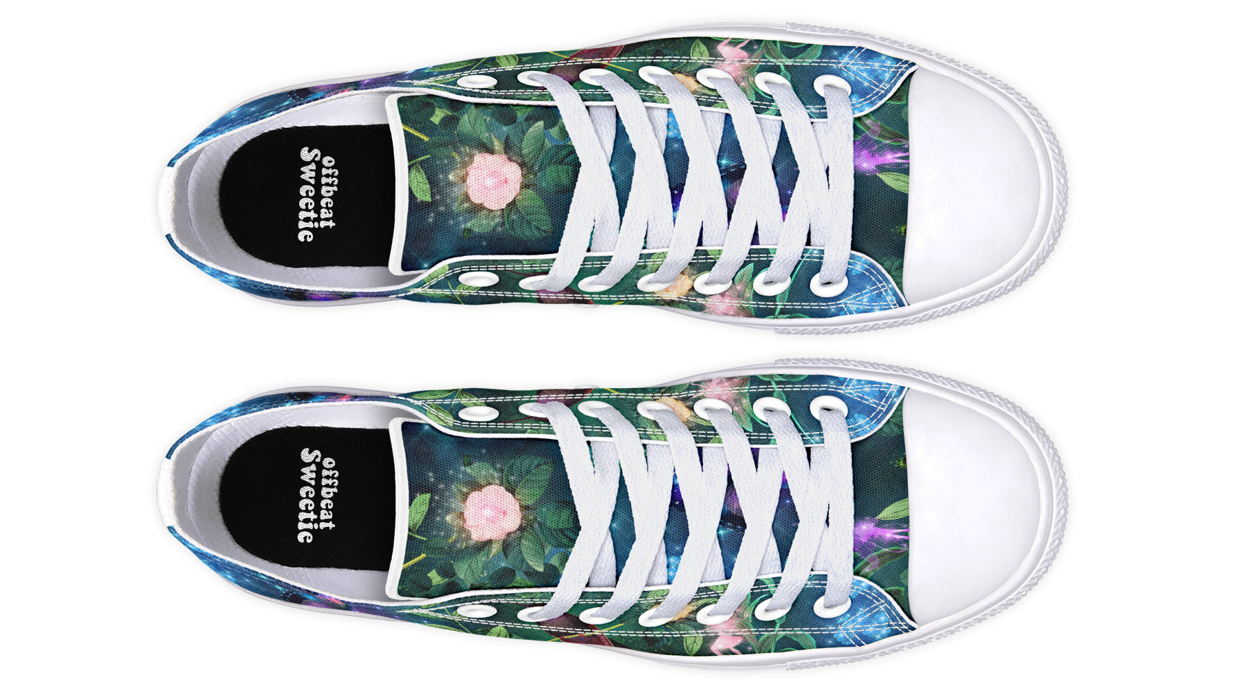 Enchanted Garden Low Tops - Offbeat Sweetie