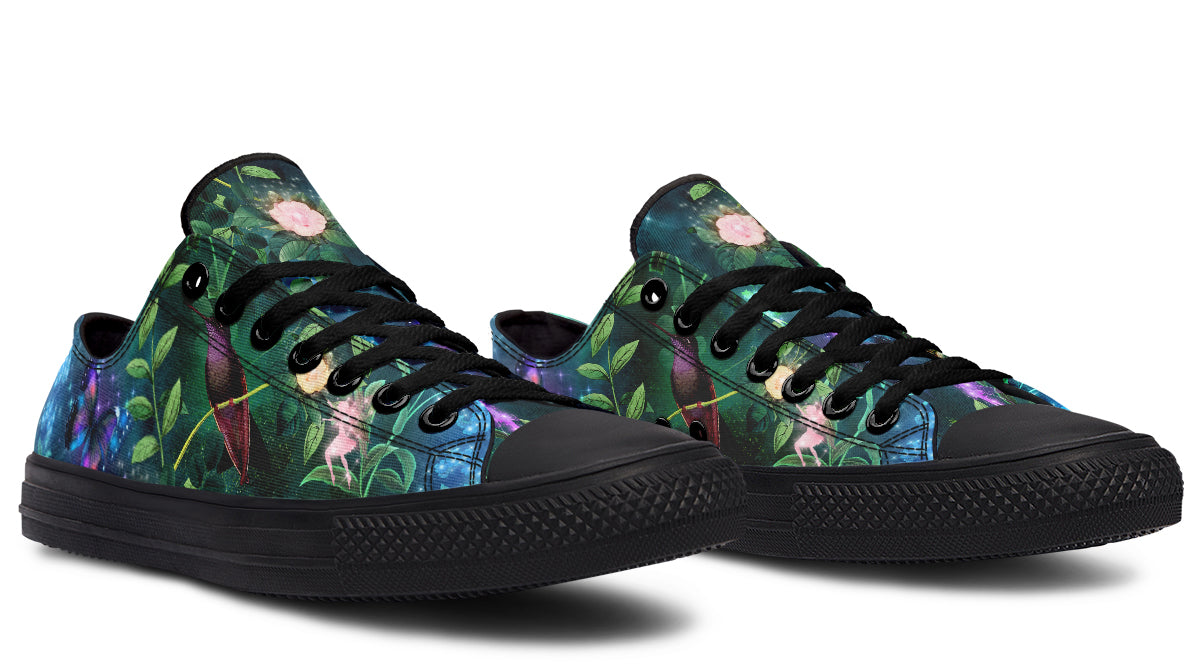 Enchanted Garden Low Tops (Wide)