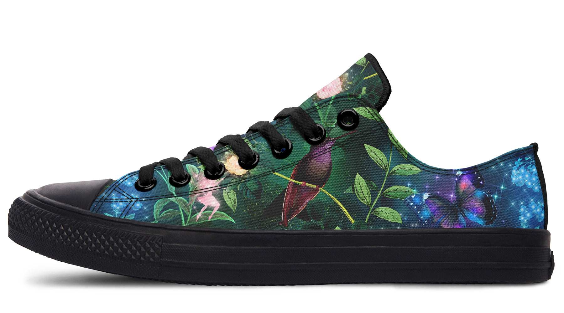 Enchanted Garden Low Tops (Wide)
