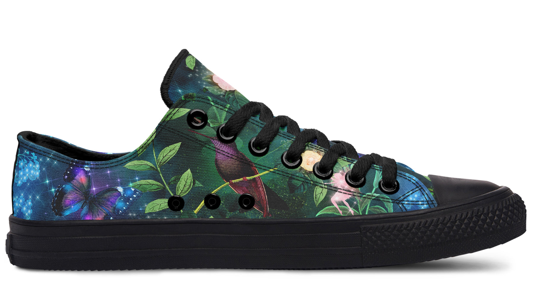 Enchanted Garden Low Tops (Wide)