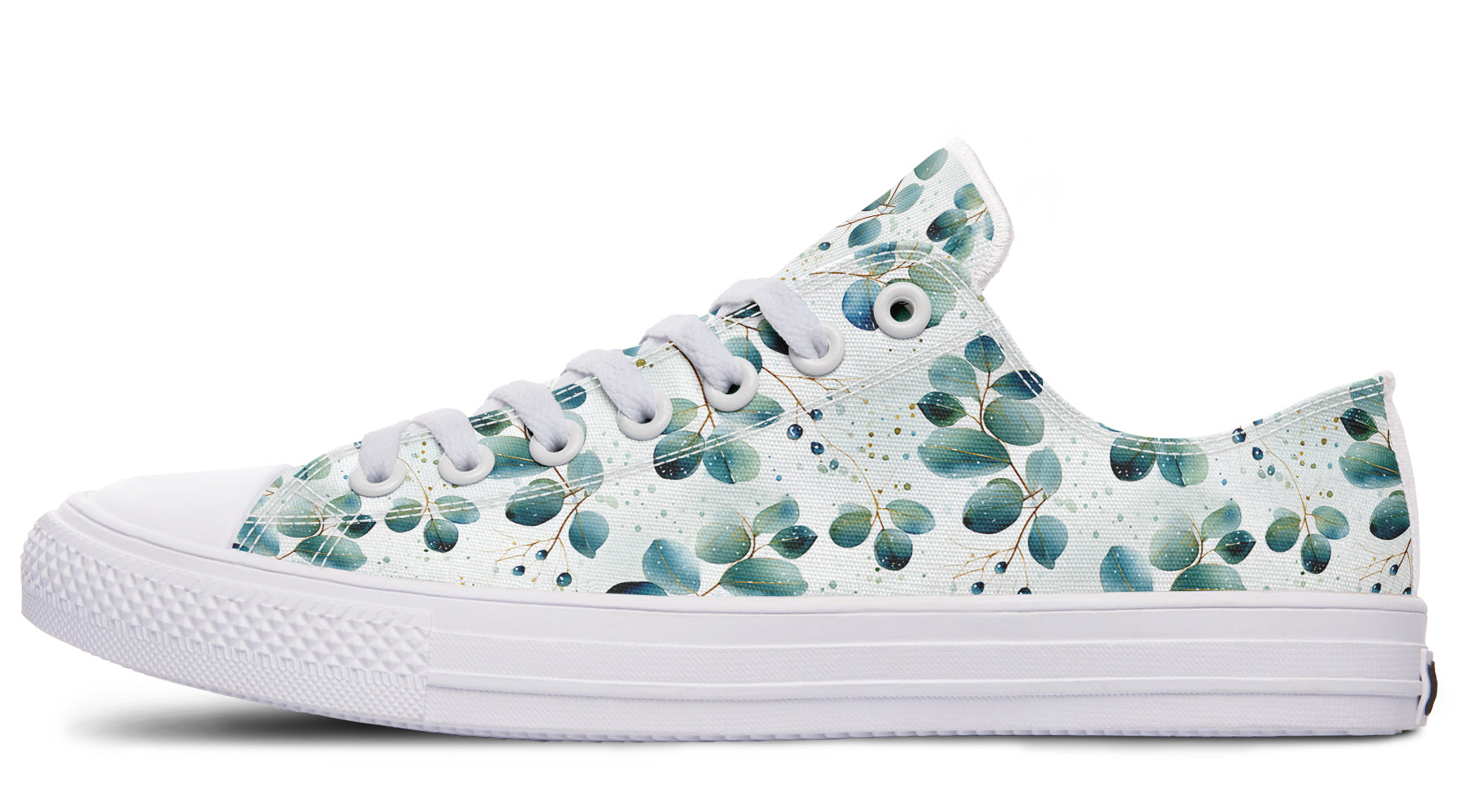 Eucalyptus Leaves Low Tops (Wide)