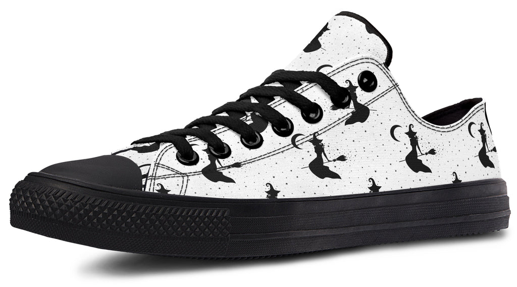 Flying Witches Low Tops - Offbeat Sweetie