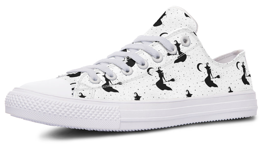 Flying Witches Low Tops - Offbeat Sweetie