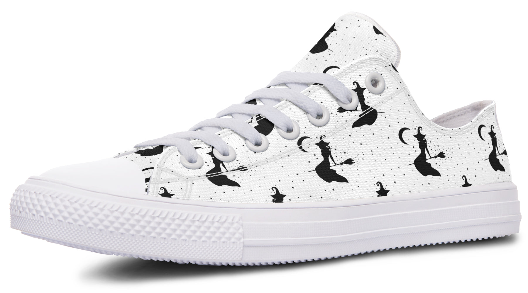 Flying Witches Low Tops - Offbeat Sweetie