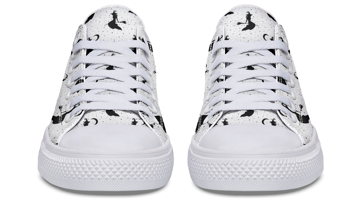 Flying Witches Low Tops - Offbeat Sweetie