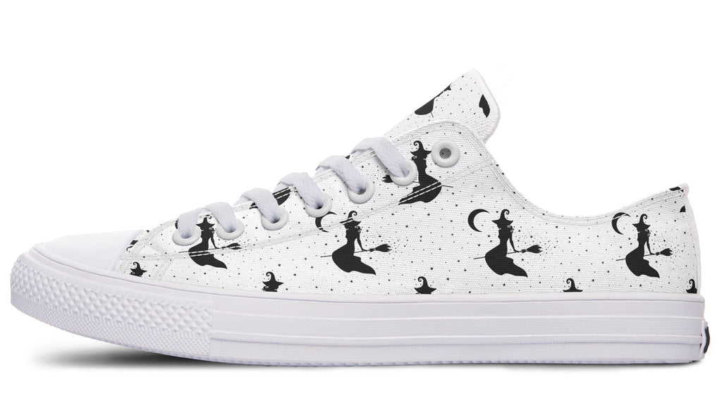Flying Witches Low Tops - Offbeat Sweetie