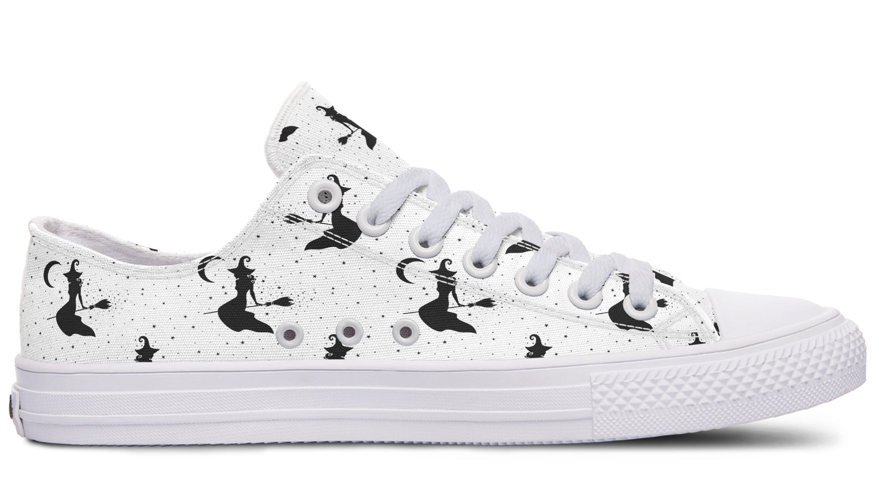 Flying Witches Low Tops - Offbeat Sweetie