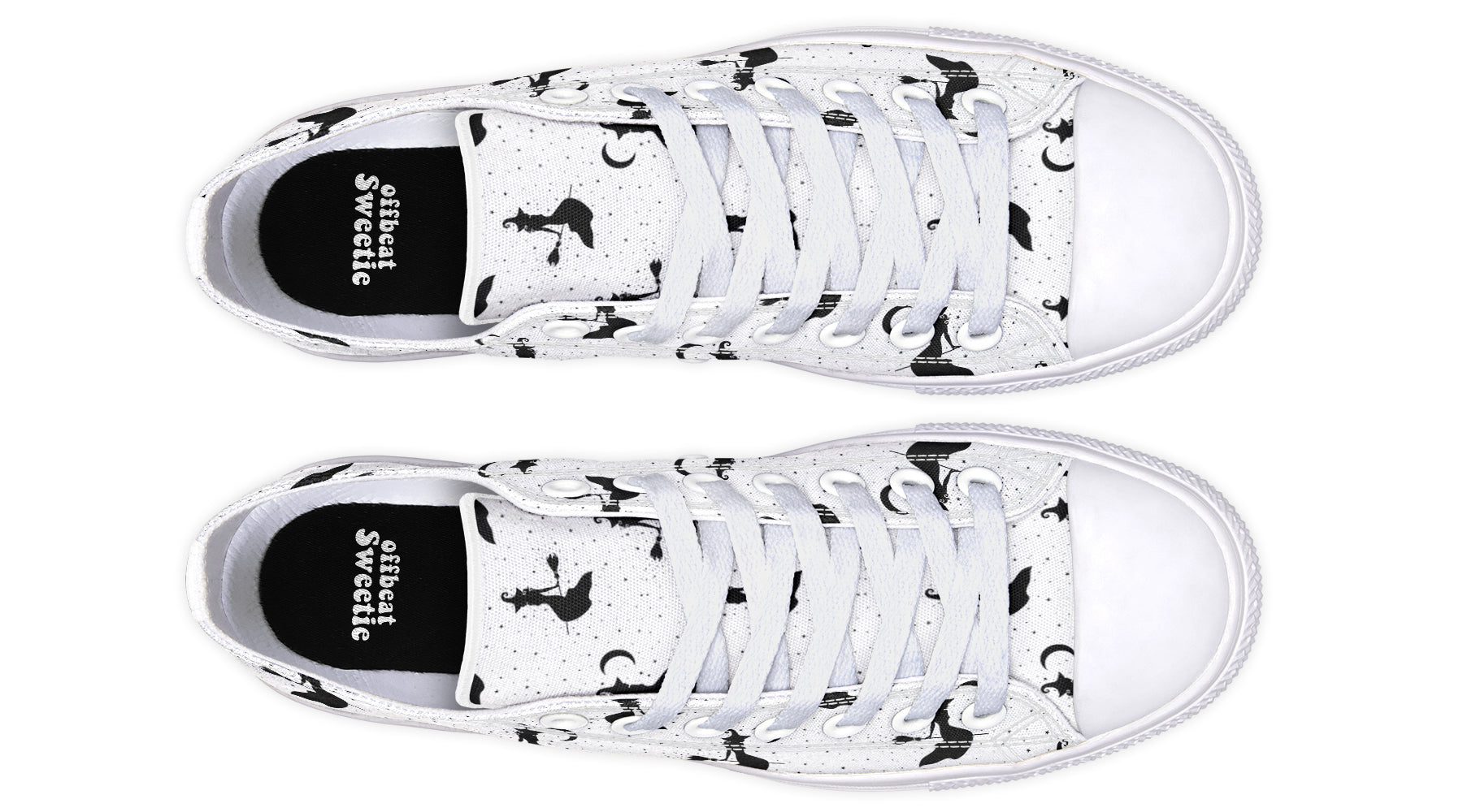 Flying Witches Low Tops (Wide)