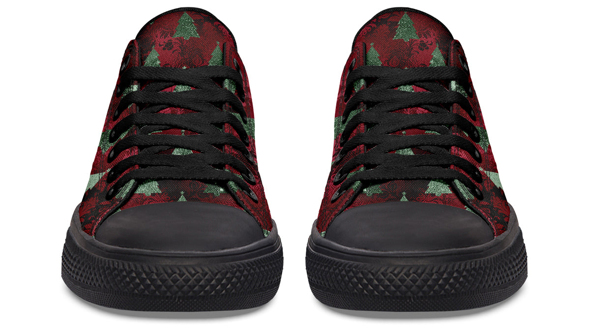 Glam Christmas Low Tops - Offbeat Sweetie