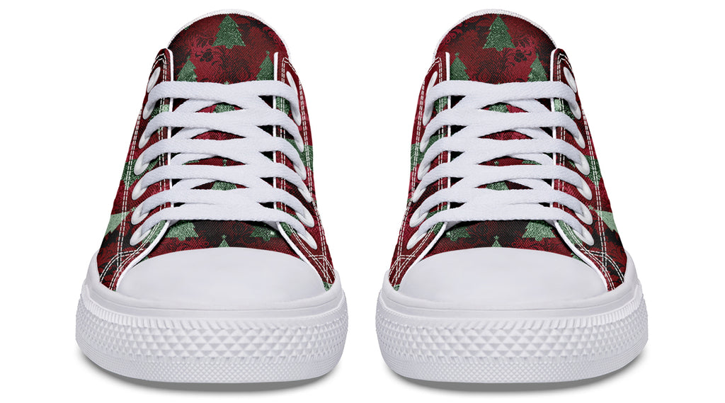 Glam Christmas Low Tops - Offbeat Sweetie