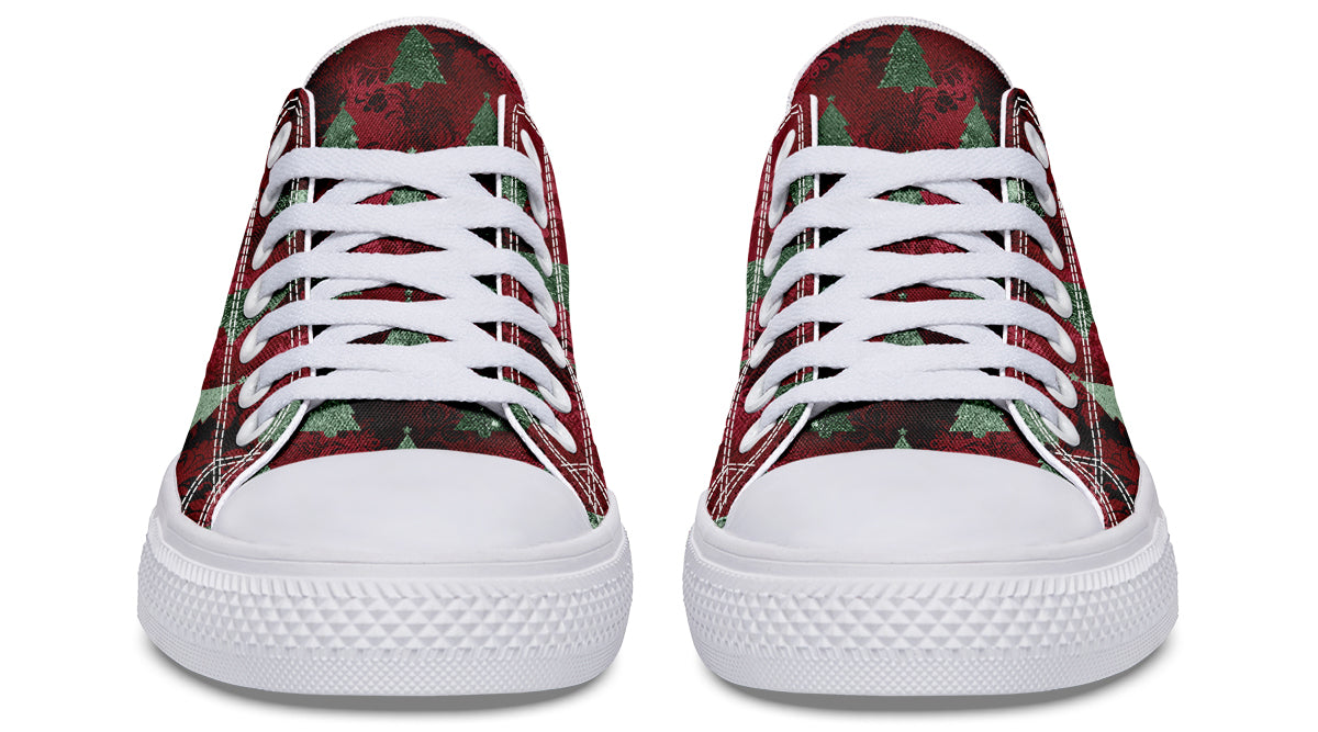 Glam Christmas Low Tops - Offbeat Sweetie
