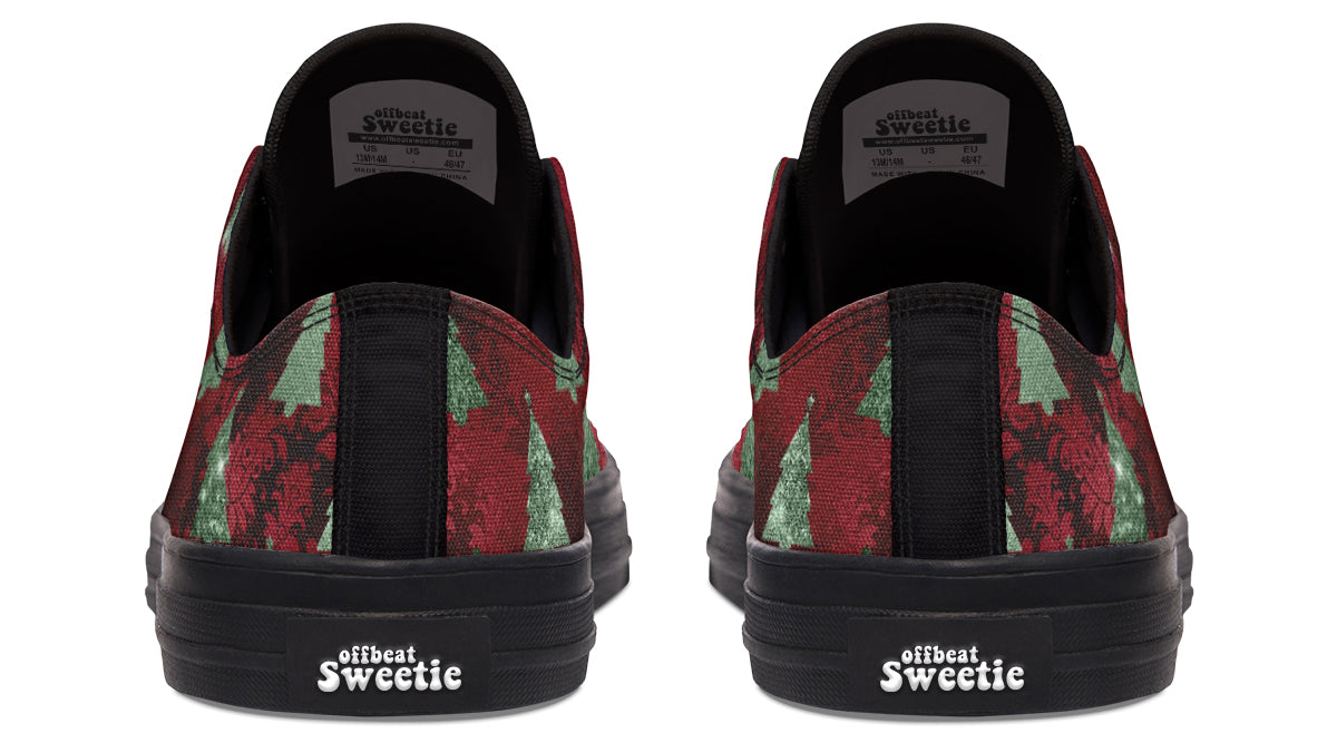 Glam Christmas Low Tops - Offbeat Sweetie