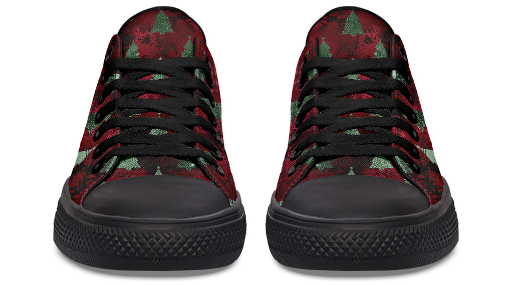 Glam Christmas Low Tops (Wide)