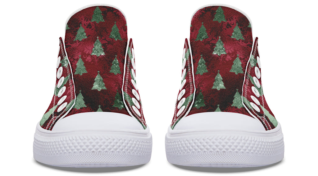 Glam Christmas Low Tops (Wide)