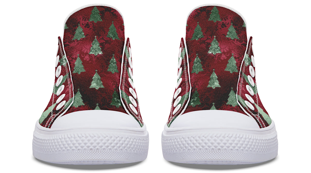 Glam Christmas Low Tops (Wide)