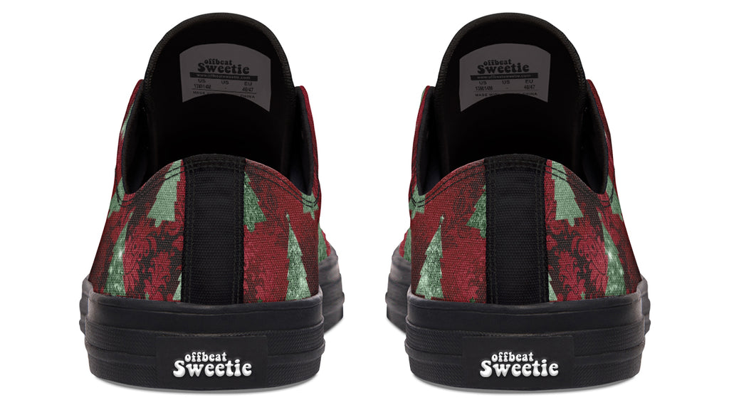 Glam Christmas Low Tops (Wide)