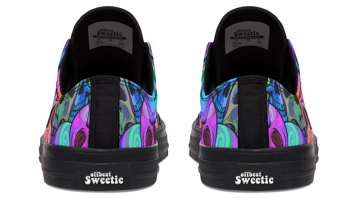 Grave Rave Low Tops (Wide)