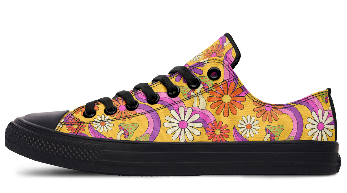 Groovy Garden Low Tops (Wide)