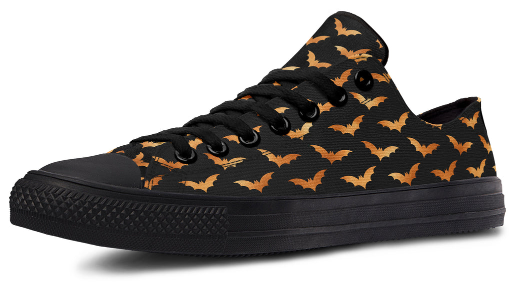 Halloween Bats Low Tops - Offbeat Sweetie
