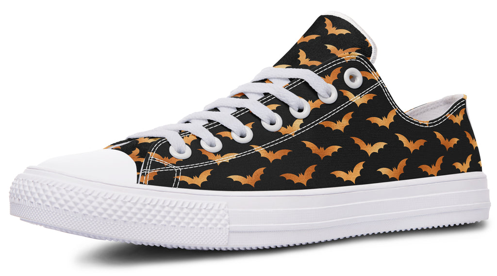 Halloween Bats Low Tops - Offbeat Sweetie