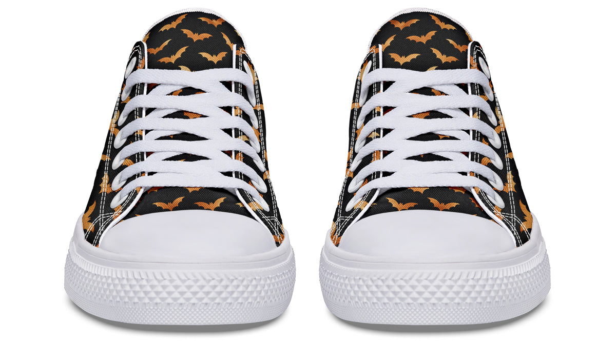 Halloween Bats Low Tops - Offbeat Sweetie