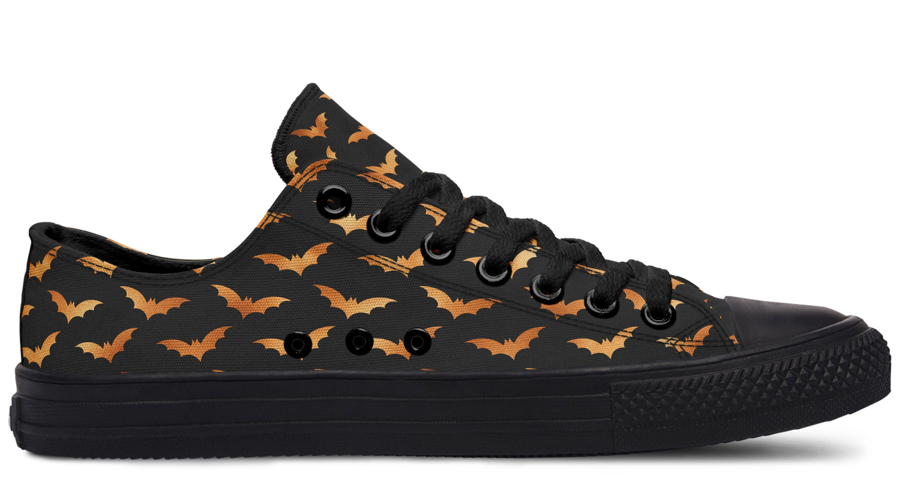 Halloween Bats Low Tops - Offbeat Sweetie