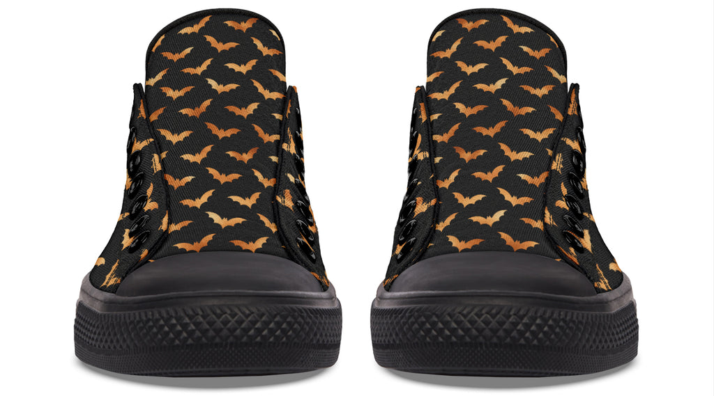 Halloween Bats Low Tops (Wide)