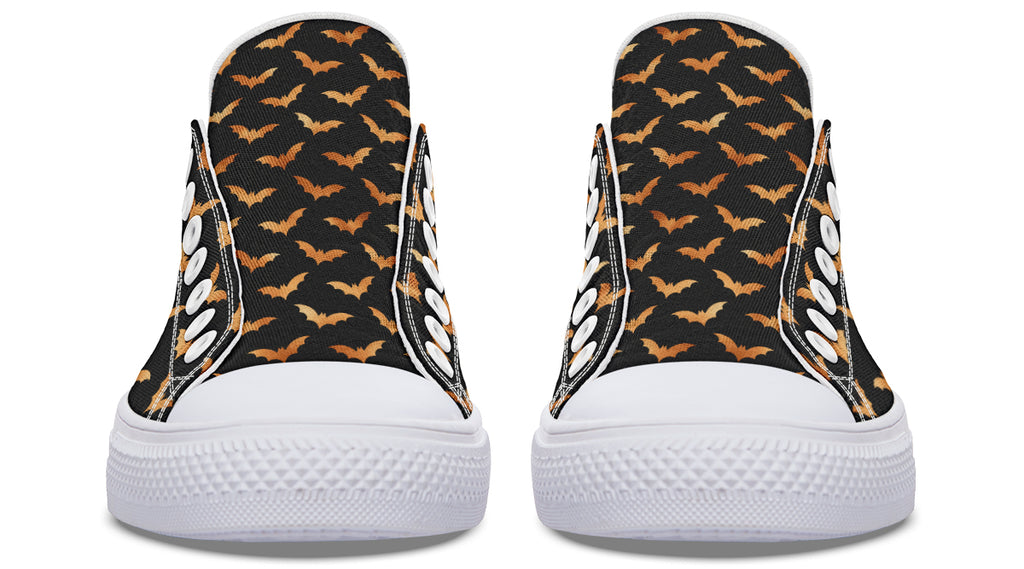 Halloween Bats Low Tops (Wide)